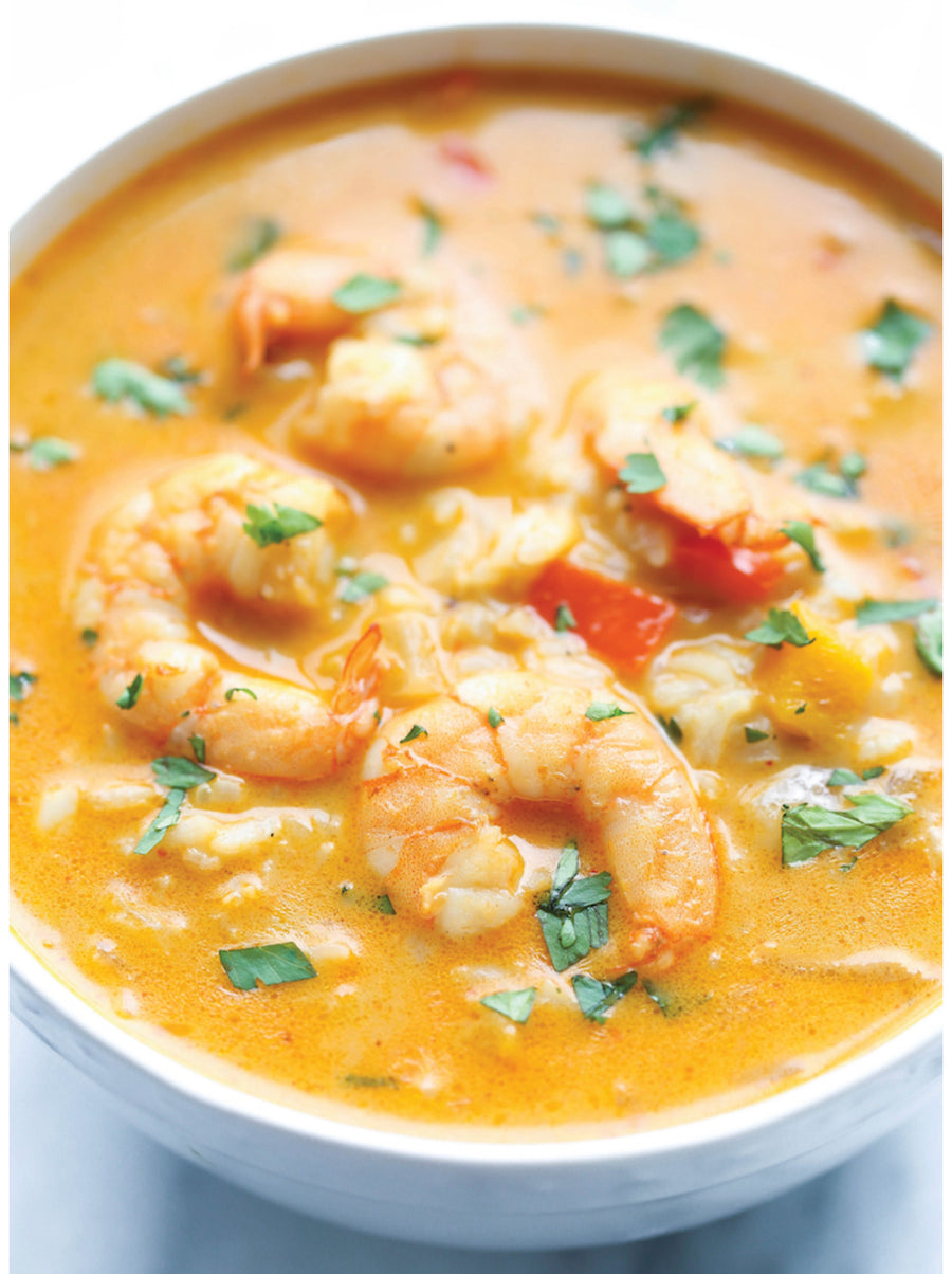 Thai Shrimp and Rice Soup