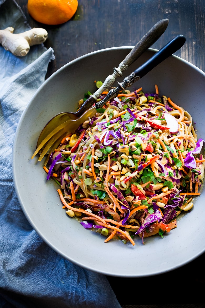 Thai Peanut Soba Noodle Salad