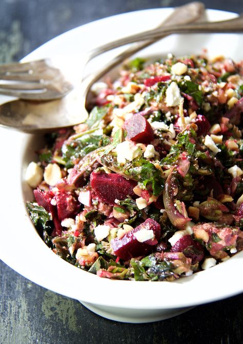 Marinated Kale and Beet Salad