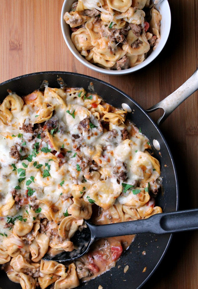 Tortellini & Beef Casserole