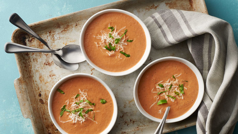 Roasted Tomato Basil Soup